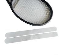 Bande de protection de tête de raquette de tennis en polyuréthane thermoplastique - 3,5 cm x 37 cm - Transparent - Pour raquettes de tennis, badminton, pickleball - Réutilisable