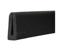 Bande de protection en caoutchouc for portière de voiture, section en U, garniture de protection for bord de portière, 1 pièce(1x4x8mm Flat,3meters)