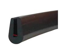 Bande de protection en caoutchouc for portière de voiture, section en U, garniture de protection for bord de portière, 1 pièce(1.5-2x5x11mm Round,1m)