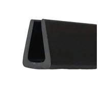 Bande de protection en caoutchouc for portière de voiture, section en U, garniture de protection for bord de portière, 1 pièce(6x10x10mm Flat,2meters)