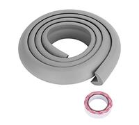 Bande de Protection en Caoutchouc pour Enfants et Bébés, 2 M, Protection D'angle de Bord de Table, NBR Doux, écologique, Non Toxique pour Bois, Verre, Carrelage, Surfaces (GREY)