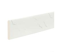 Bande de protection murale en mousse de coton 3D anti-collision pour plinthes - 2 m - Blanc
