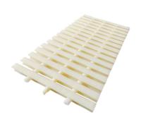 Bande de protection pour grille d'évacuation de piscine en plastique ABS, 6 pièces, solution anti-débordement pour l'extérieur, idéale pour les accessoires de piscine et les systèmes de drainage