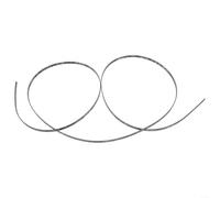 Bande de protection pour manche et corps pour guitare luthier acoustique et classique, 1600 mm de long et 6 mm de large, matériau celluloïd (perle noire)