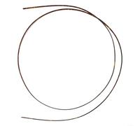 Bande de protection pour manche et corps pour guitare luthier acoustique et classique, 1600 mm de long et 6 mm de large, en celluloïd (rouge brunâtre)