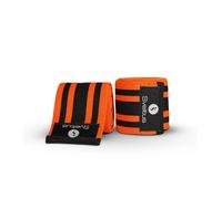 Sveltus Bande de protection genou – lot de 2 – 170x6x0,03 cm – Orange/Noir
