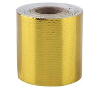 Bande de protection thermique pour voiture, 5m * 5cm Car Aluminum Foil Adhesive Reflective Heat Shield Wrap Tape (Golden)