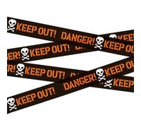 Bande De Prudence Halloween | Accessoires pour Fête Horreur et Panneaux Sécurité | Bande D'Avertissement Décoration Halloween | pour intérieur, maison, appartement, restaurant, bureau, jardin, patio,