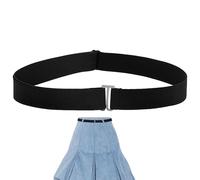 Bande de pull - Bande tuck élastique - Outil de bande crop tuck - Ceinture réglable pour femme - Ceinture sans spectacle pour enfiler des pulls - Portez facilement une ceinture élastique pour, Noir