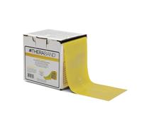Bande de r sistance THERABAND, rouleau de 25 m tres, fine, jaune, sans latex, professionnelle, pour exercices du haut et du bas du corps, physiot