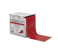 Bande de r sistance THERABAND, rouleau de 25 m tres, rouge moyen, bandes lastiques professionnelles sans latex pour exercices du haut et du bas