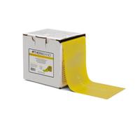 Bande de r sistance THERABAND, rouleau de 50 m tres, fine, jaune, sans latex, professionnelle, pour exercices du haut et du bas du corps, physiot