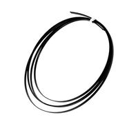 Bande de Reliure pour Guitare DIY en Plastique Noir 2 Pcs