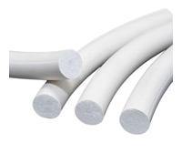 Bande de remplissage pour interstices, Bande d'étanchéité ronde en caoutchouc de silicone, blanche, diamètre 1-25mm, 5M(15mm)