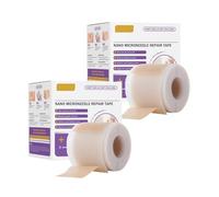 Bande de réparation à l'acide hyaluronique et micro-aiguilles, bandes en silicone pour cicatrices et rides, pour réduire les cicatrices, pour les cicatrices chirurgicales, les césariennes (2pc)