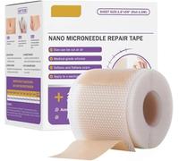 Bande de réparation de cicatrices à l'acide hyaluronique, nano-aiguilles en silicone médical réutilisable, feuilles de silicone, douces et confortables pour tous types de peau. (1pc)