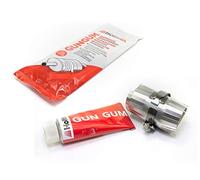 Bande de réparation Holts Gun Gum pour tuyaux d'échappement 210 mm, 150 g x 12 cm incl. pâte d'étanchéité 200 g