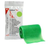 Bande de résine SCOTCHCAST PLUS 7.6 cm x 3.6 m - Couleurs - Vert Fluo