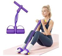 Bande de résistance à 6 tubes - Corde de traction multifonctionnelle - Appareil d'entraînement abdominal - Appareil d'entraînement de bodybuilding - Expander tout le corps - Entraînement des jambes