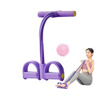 Bande de résistance à la pédale - Exerciseur de pédale | Étieur de tension | corde de tension | Équipement d'exercice 4 pédales Tensions Cordon | Yoga Elastic Pull Corde Fitness Sit-Up Exercice EXECTI