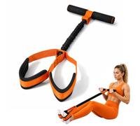Bande de résistance à pédale avec poignée - 6 tubes d'entraînement abdominaux pour la maison et le fitness, bandes de résistance multifonctionnelles, bandes de résistance, entraînement des jambes et