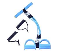 Bande de résistance à pédale avec poignée,Sangle de tirage à Trois Tubes | avec Poignée Bandes Élastiques pour Exercices - pour Fitness Et Pilates Maison Gym Abdominaux À Domicile