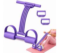 Bande de Résistance à Pédale, Élastique de Musculation 8 Tubes pour Yoga