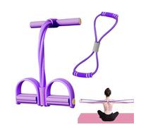 Bande de Résistance à Pédale | Élastique Équipement Abdomen Ressort Tension Pedale Pied | Équipement de Fitness Portable pour Entraînement Complet du Corps Minceur