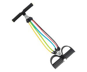 Bande de résistance à pédale - Équipement d'exercice pour s'asseoir, outil d'entraînement élastique, bande de fitness antidérapante réglable, équipement d'entraînement de gym à domicile | Accessoire