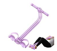 Bande de résistance à pédale | Étirement élastique réglable à Six Tubes - Matériel de Fitness pour Abdos et Traction | pour Jambes, Bras, Corps, Abdos, Force, étirements, Fitness, Yoga,