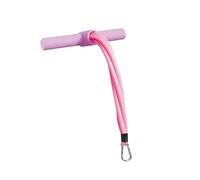 Bande de Résistance Abdominale, Appareil D'entraînement Abdominal Portable, élastique, Barre de Soutien Abdominal, Rose