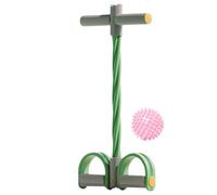 Bande de résistance aux pédales | Corde de train de fitness avec pédale de pied | Dispositif d'entraînement élastique avec 4 tubes, bande d'exercice efficace pour la taille, entraînement pauvre et com