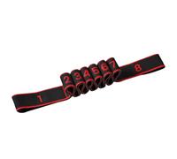 Bande de résistance, Bandes de résistance avec poignées, Bandes Extensibles numérotées à 8 Niveaux, Sangle Multifonction pour Femmes et Hommes, Exercice, 35 Pouces