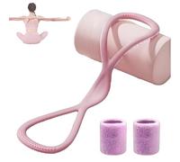 Bande de résistance - Bandes de résistance en forme de 8 - Bandes de résistance pour entraînement de force avec poignées - Bandes d'exercice Pilates - Bandes élastiques pour l'entraînement des bras