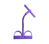 Bande De Résistance - Corde De Tension 4 Tubes avec Pédale De Traction | Tubes Élastiques | Bande Elastique | Équipement De Fitness Pull Cordes | Sport Expander Jambe Exerciseur pour Musculation
