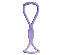Bande de résistance de fitness pour entraînement du bras et du dos avec design en forme de huit en silicone, idéale pour le yoga, l'étirement, l'entraînement à la maison, la prévention physique