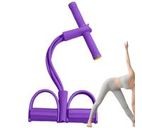 Bande de résistance d'exercice | Cordes de résistance à 4 tubes avec poignée | Équipement de corde de tension élastique pour entraînement complet du corps pour mère, petite amie, bras, jambes