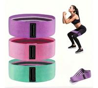 Bande de résistance élastique pour hanches en tissu haute élasticité, anneau de yoga élastique pour affiner les jambes et ouvrir les hanches, petit équipement de fitness à domicile pour le remodelage 