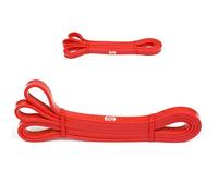 Bande De Résistance Elastique ROUGE - 5.5-13kg 1.3 cm Pour Yoga Musculation Gymnastique Suédoise Fitness physiothérapie et entraînement de force Homme Et Femme Mobilité la Souplesse Latex Naturel