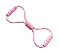 Bande de Résistance en Forme de 8 1 Bande de résistance élastique Extensible Type 8 Mots for Le Fitness, Les Exercices et Yoga (Femme)(Pink)