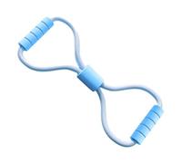 Bande de Résistance en Forme de 8 1 Bande de résistance élastique Extensible Type 8 Mots for Le Fitness, Les Exercices et Yoga (Femme)(Blue)