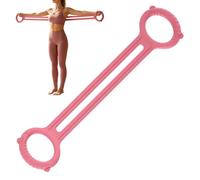 Bande de Résistance en Forme de Huit | Figure 8 en Silicone avec Poignée Antidérapante,Entraîneur Bras À Bandes Résistance | pour Yoga Pilates étirements, Maison Bureau et Voyage