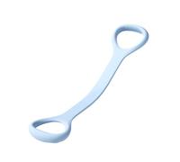 Bande de résistance en silicone en forme de 8 de 20/15,9 kg - Bande droite 2 en 1 pour femmes et étudiants, entraînement à domicile pour l'ouverture du dos, façonnage des épaules et tonification du