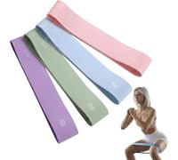 Bande de résistance en silicone pour femmes élastique antidérapante douce pour le renforcement musculaire des fesses des cuisses et des hanches adaptée au squat au yoga au pilates et à la danse utilis