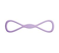 Bande de résistance en silicone pour la figure 8 | Corde élastique de fitness | Sangles pour bras, épaules, poitrine | Bannière de fitness pour le dos, les jambes, le yoga, les étirements, l'exercice
