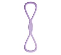 Bande de résistance Figure 8 avec poignées - Bande de fitness professionnelle pour bras, dos, poitrine et yoga, sangle élastique pour tractions et expansion de la poitrine, fabriquée en silicone