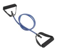 Bande de Résistance Fitness en Latex Bleu pour Épaules et Bras | Poignée Confortable, Sécurité Maximale, Rangement Facile, Usage Extérieur ou Chambre D’hôtel, Mousqueton