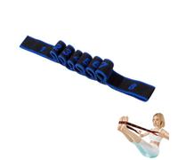 Bande De Résistance Fitness pour Étirements Et Yoga Corde Tension Multifonction 8 Boucles Bandes d'exercice Élastiques Équipement L'étirement Complet du Corps L'entraînement À La Réduction(Blue)