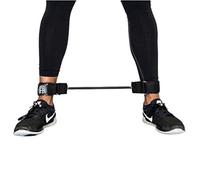 Bande de résistance latérale pour Stepper Fitness Health avec 2 Sangles de Cheville rembourrées - Fabriquée en Caoutchouc de Latex Lourd - Favorise, renforce Le Mouvement latéral