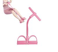 Bande de Resistance Musculation | 4 Tube Bande Elastique Musculation a Pedale | Asseyez Bandes Elastique Sport Équipement Exercice | Multifonctionnel Pilates Élastique Musculations Fitness